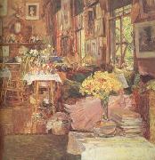 Childe Hassam The Room of Flowers (nn03) oil